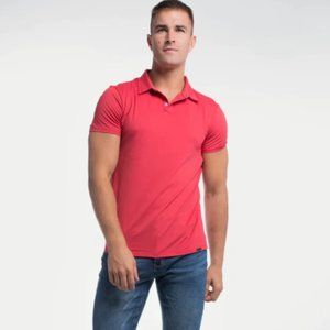 Barbell Apparel Men's Havok Polo - XL - Crimson
